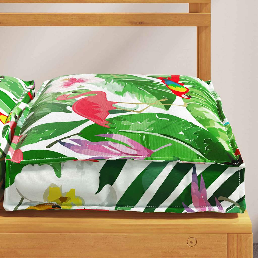 Pude 2 stk. Oxford stof Flerfarvet 40 x 40 x 8 cm