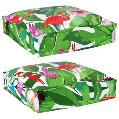 Pude 2 stk. Oxford stof Flerfarvet 40 x 40 x 8 cm
