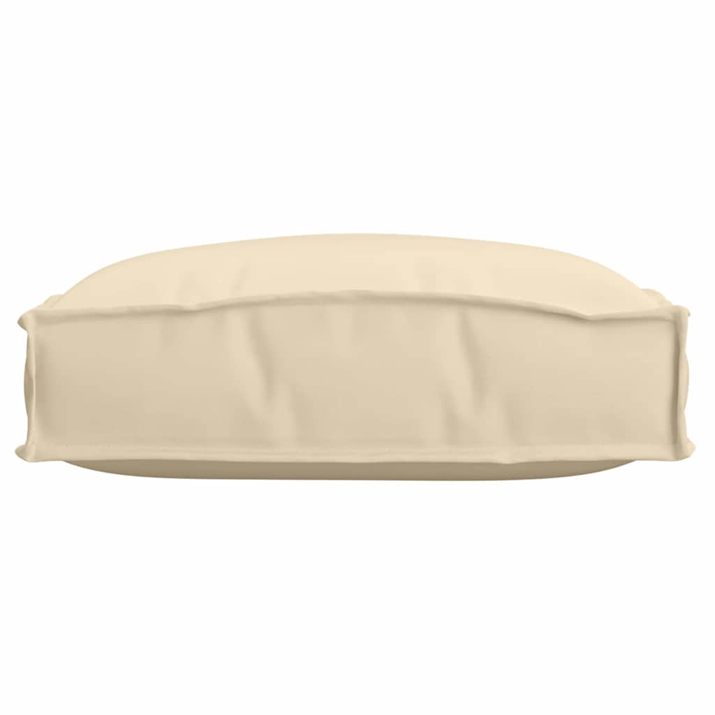 Pude 4 stk. Oxford stof Beige 40 x 40 x 8 cm