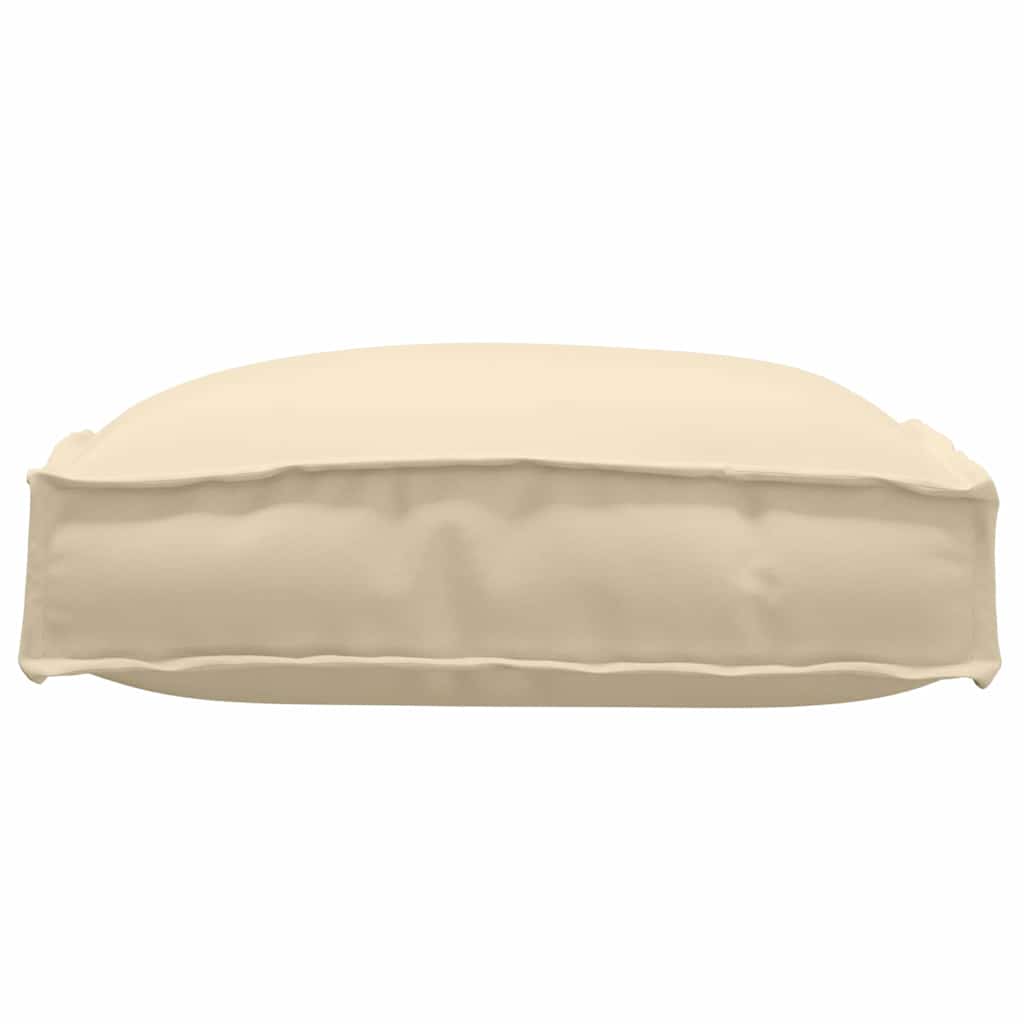 Pude 4 stk. Oxford stof Beige 40 x 40 x 8 cm