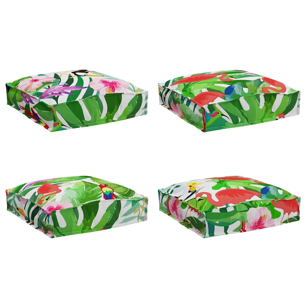 Pude 4 stk. Oxford stof Flerfarvet 40 x 40 x 8 cm