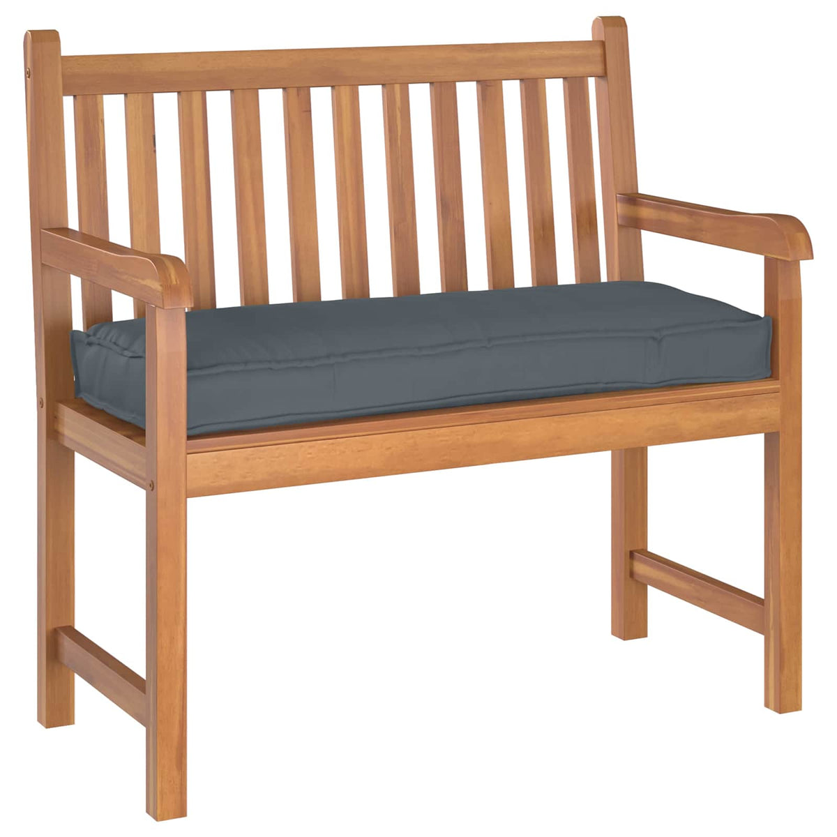 Pude Oxford stof Antracit 100 x 40 x 8 cm