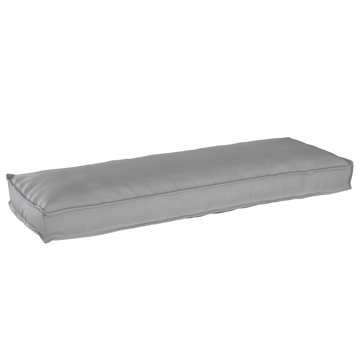 Pude Oxford stof Grå 120 x 40 x 8 cm