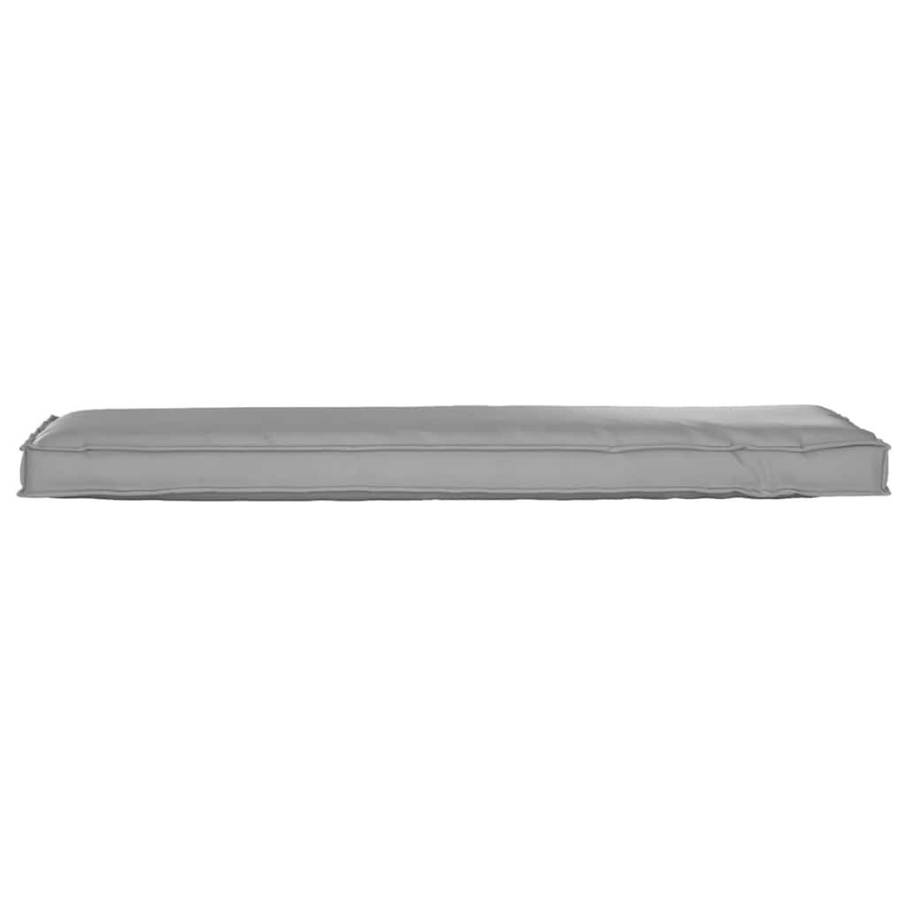 Pude Oxford stof Grå 140 x 40 x 8 cm