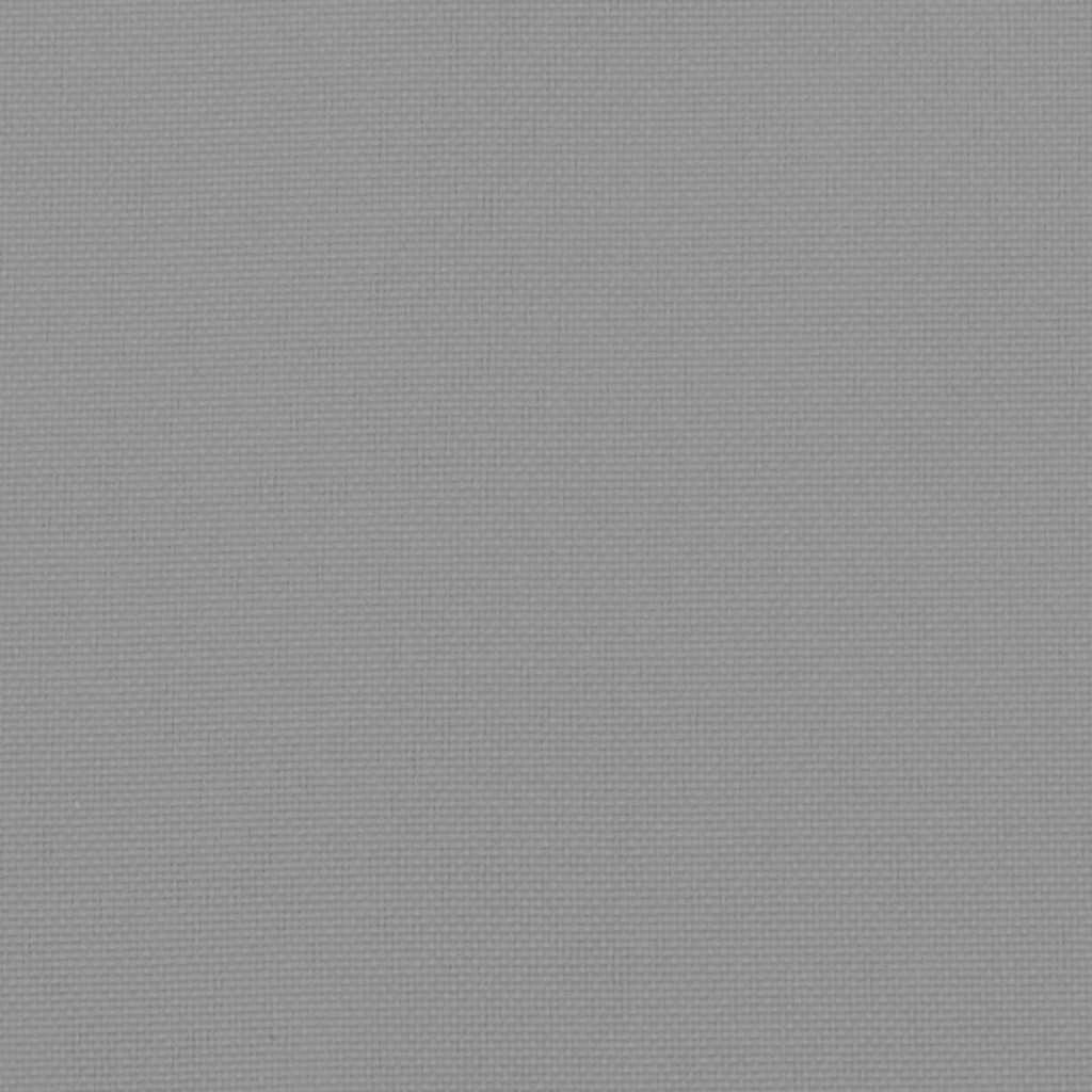 Pude Oxford stof Grå 140 x 40 x 8 cm