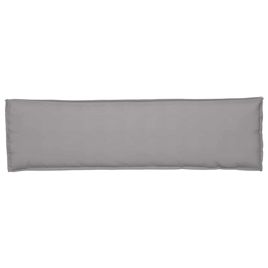 Pude Oxford stof Grå 140 x 40 x 8 cm