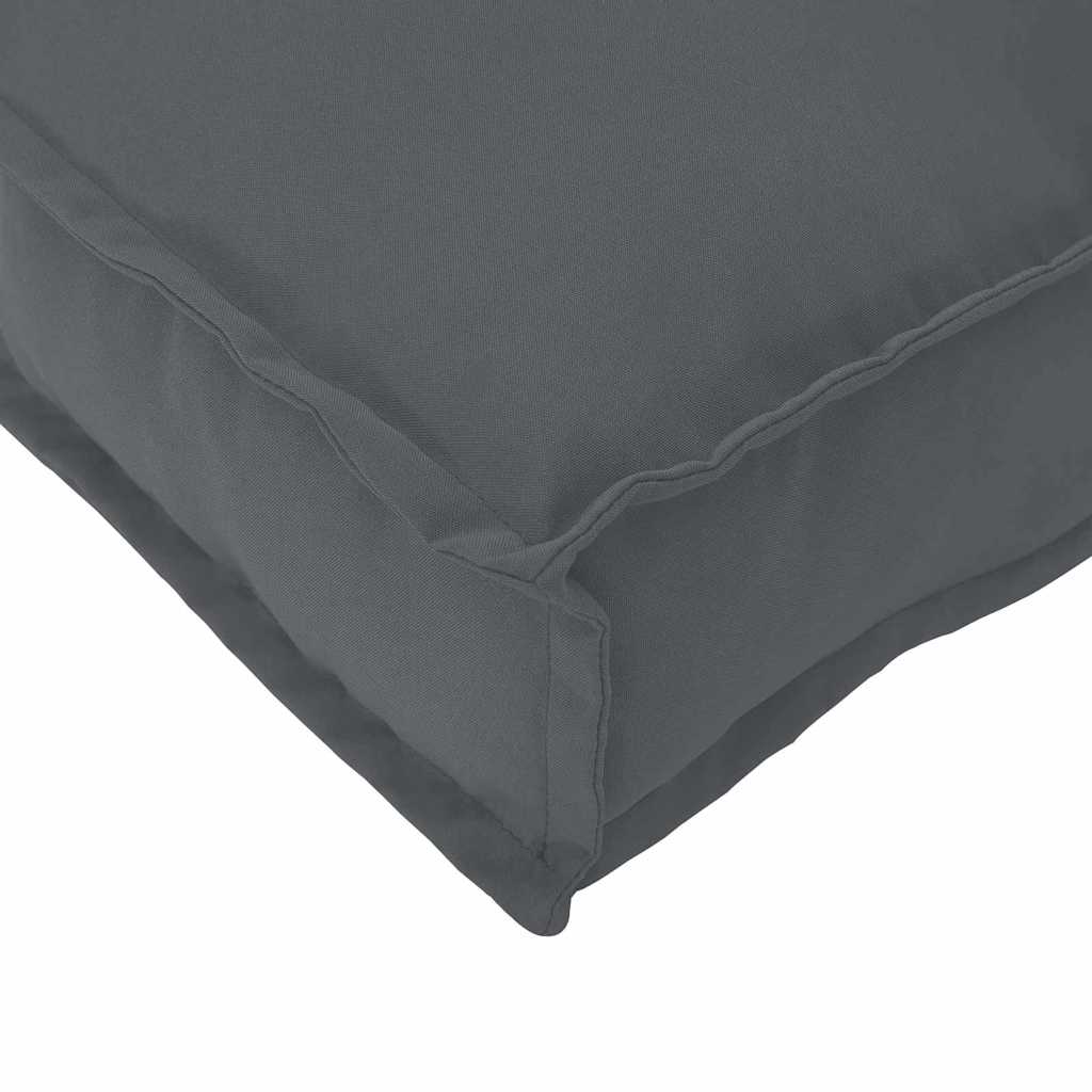 Pallet pude Oxford stof Antracit 180 x 40 x 8 cm