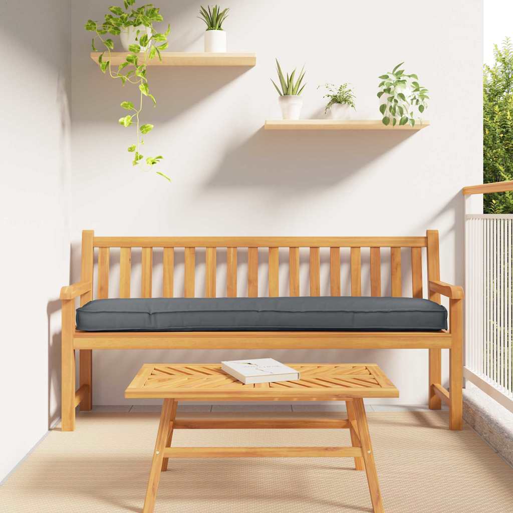Pallet pude Oxford stof Antracit 180 x 40 x 8 cm