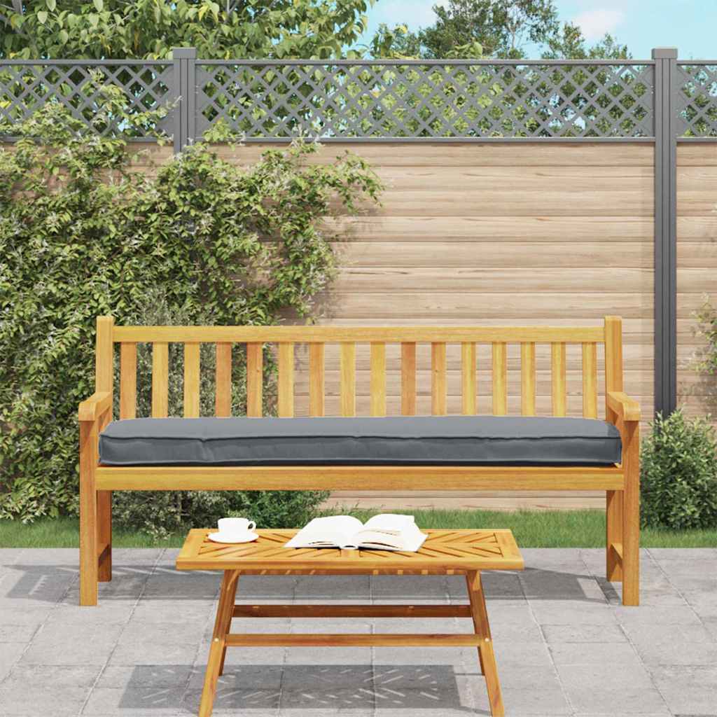 Pallet pude Oxford stof Antracit 180 x 40 x 8 cm