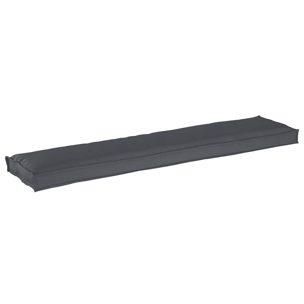 Pallet pude Oxford stof Antracit 180 x 40 x 8 cm