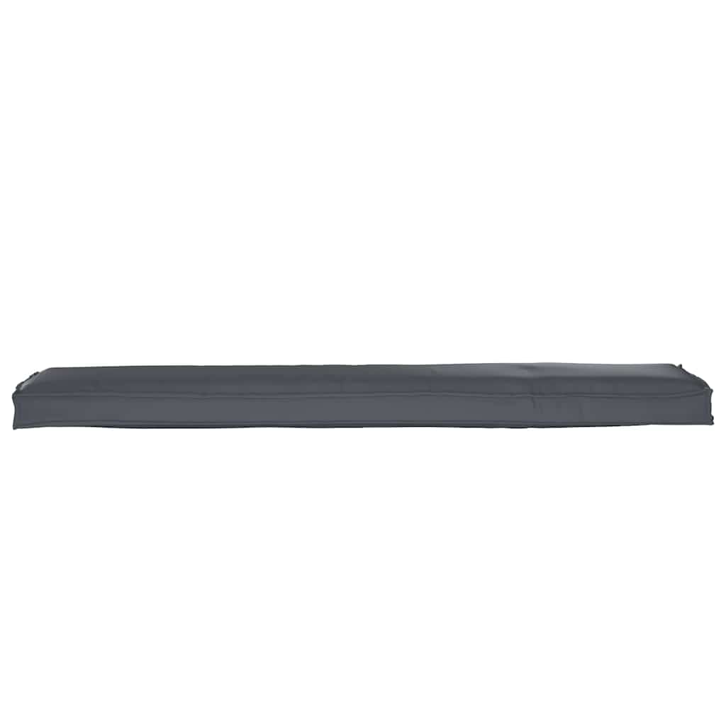 Pallet pude Oxford stof Antracit 180 x 40 x 8 cm