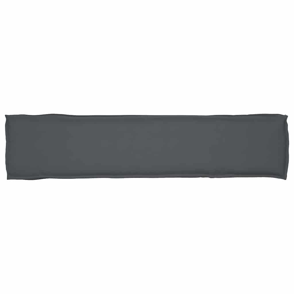 Pallet pude Oxford stof Antracit 180 x 40 x 8 cm
