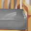 Pallet pude Oxford stof Grå 180 x 40 x 8 cm