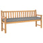 Pallet pude Oxford stof Grå 180 x 40 x 8 cm