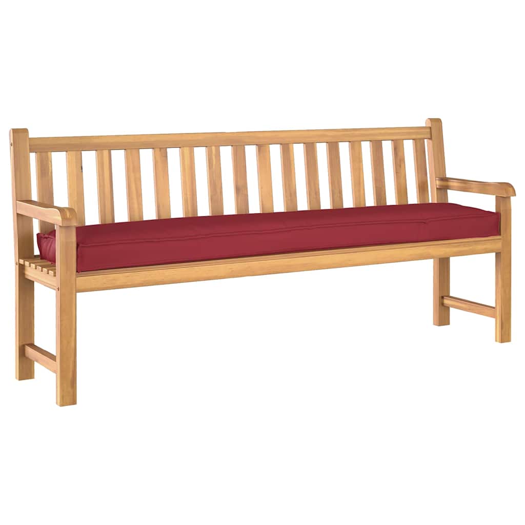 Pallet pude Oxford stof Vinrød 180 x 40 x 8 cm