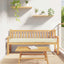 Pallet pude Creme 200 x 40 x 8 cm Oxford Stof