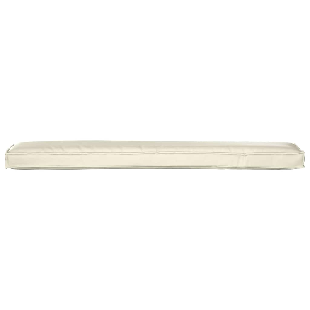 Pallet pude Creme 200 x 40 x 8 cm Oxford Stof