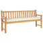 Pallet pude Creme 200 x 40 x 8 cm Oxford Stof