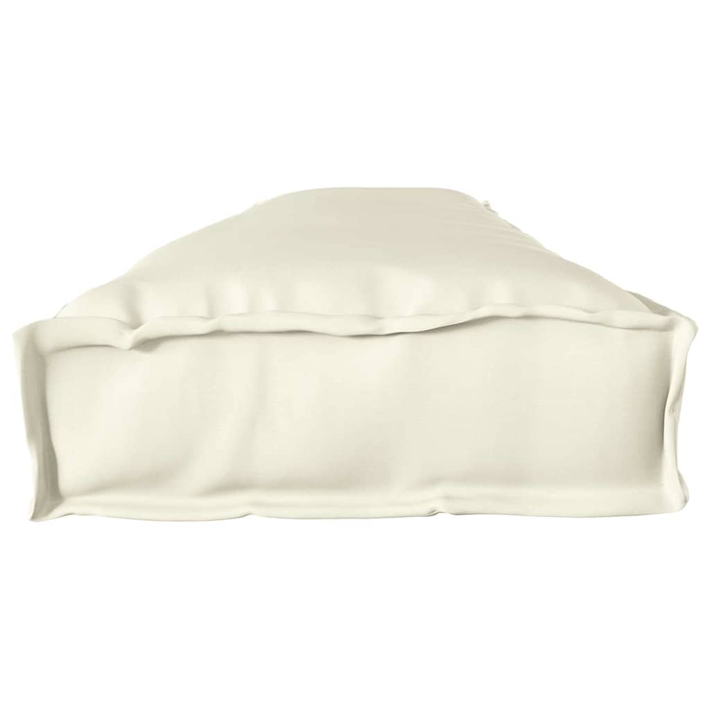 Pallet pude Creme 200 x 40 x 8 cm Oxford Stof