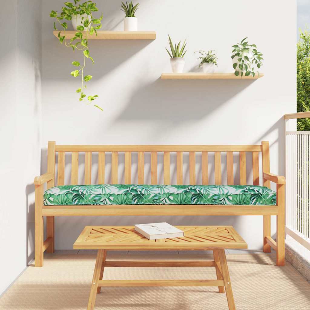 Pallet pude Blomstret Bladmønster 200 x 40 x 8 cm Oxford Stof
