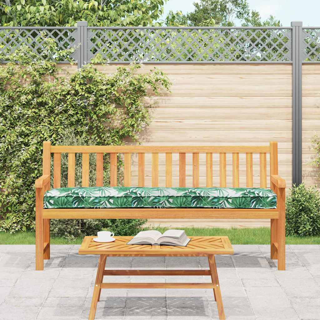 Pallet pude Blomstret Bladmønster 200 x 40 x 8 cm Oxford Stof