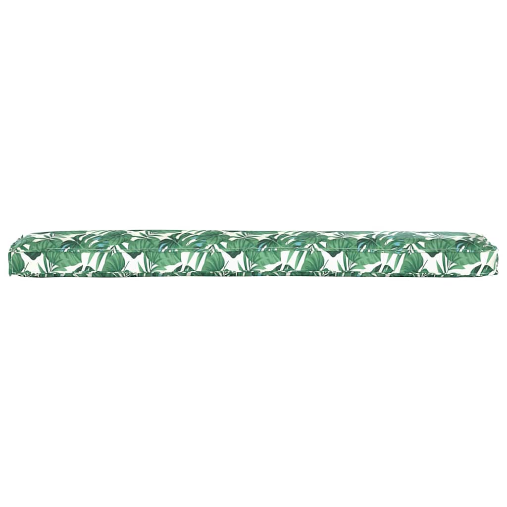 Pallet pude Blomstret Bladmønster 200 x 40 x 8 cm Oxford Stof