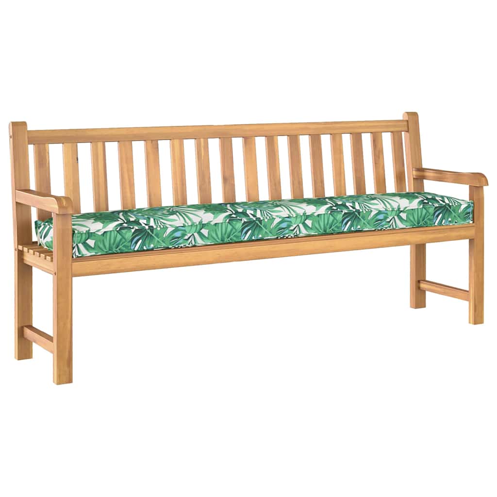 Pallet pude Blomstret Bladmønster 200 x 40 x 8 cm Oxford Stof
