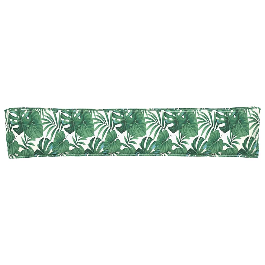 Pallet pude Blomstret Bladmønster 200 x 40 x 8 cm Oxford Stof