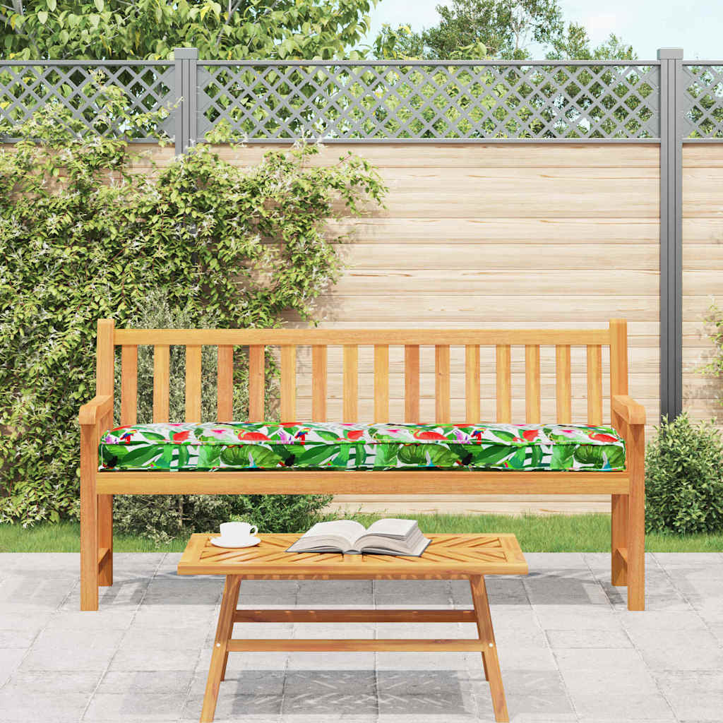 Pallet pude Tropisk jungle 200 x 40 x 8 cm Oxford Stof