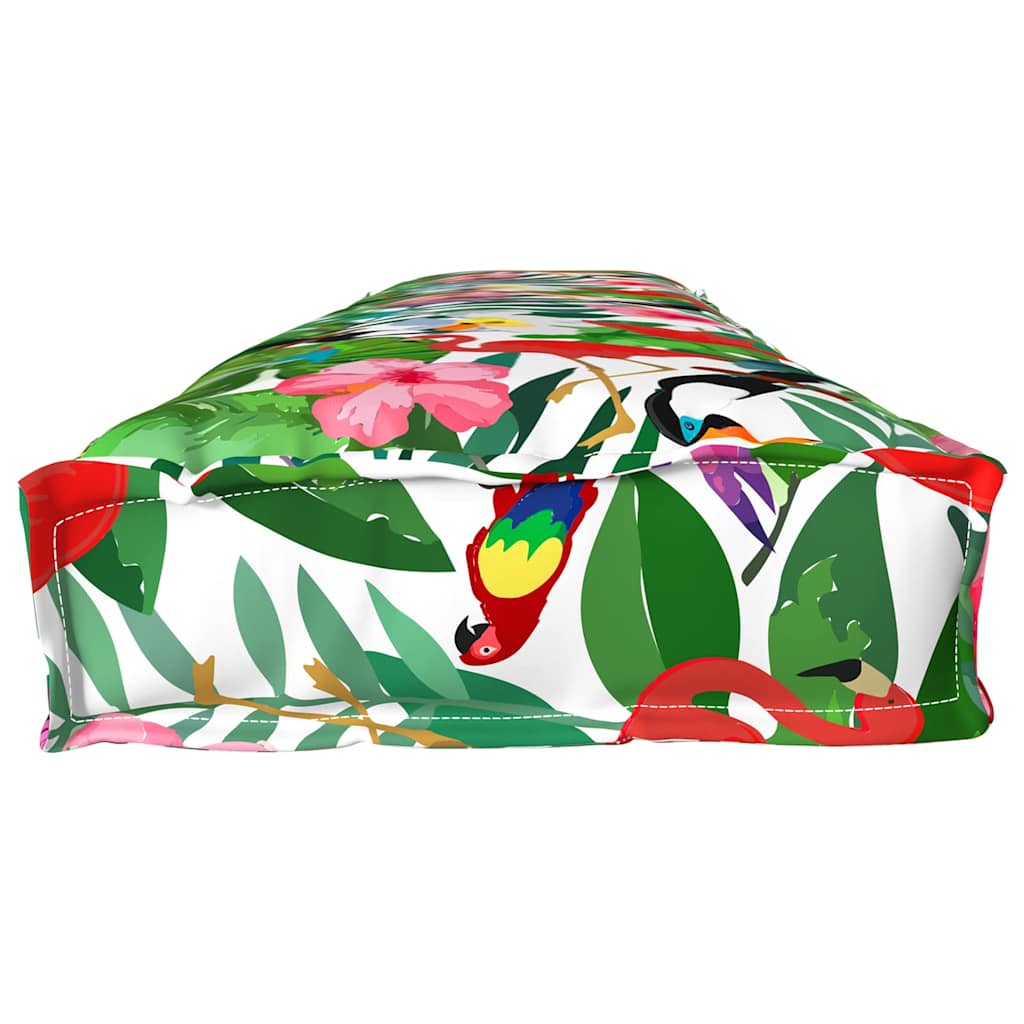 Pallet pude Tropisk jungle 200 x 40 x 8 cm Oxford Stof
