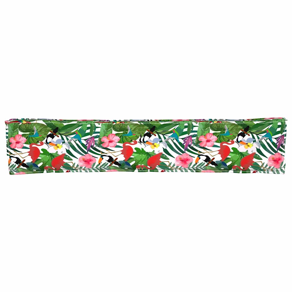 Pallet pude Tropisk jungle 200 x 40 x 8 cm Oxford Stof
