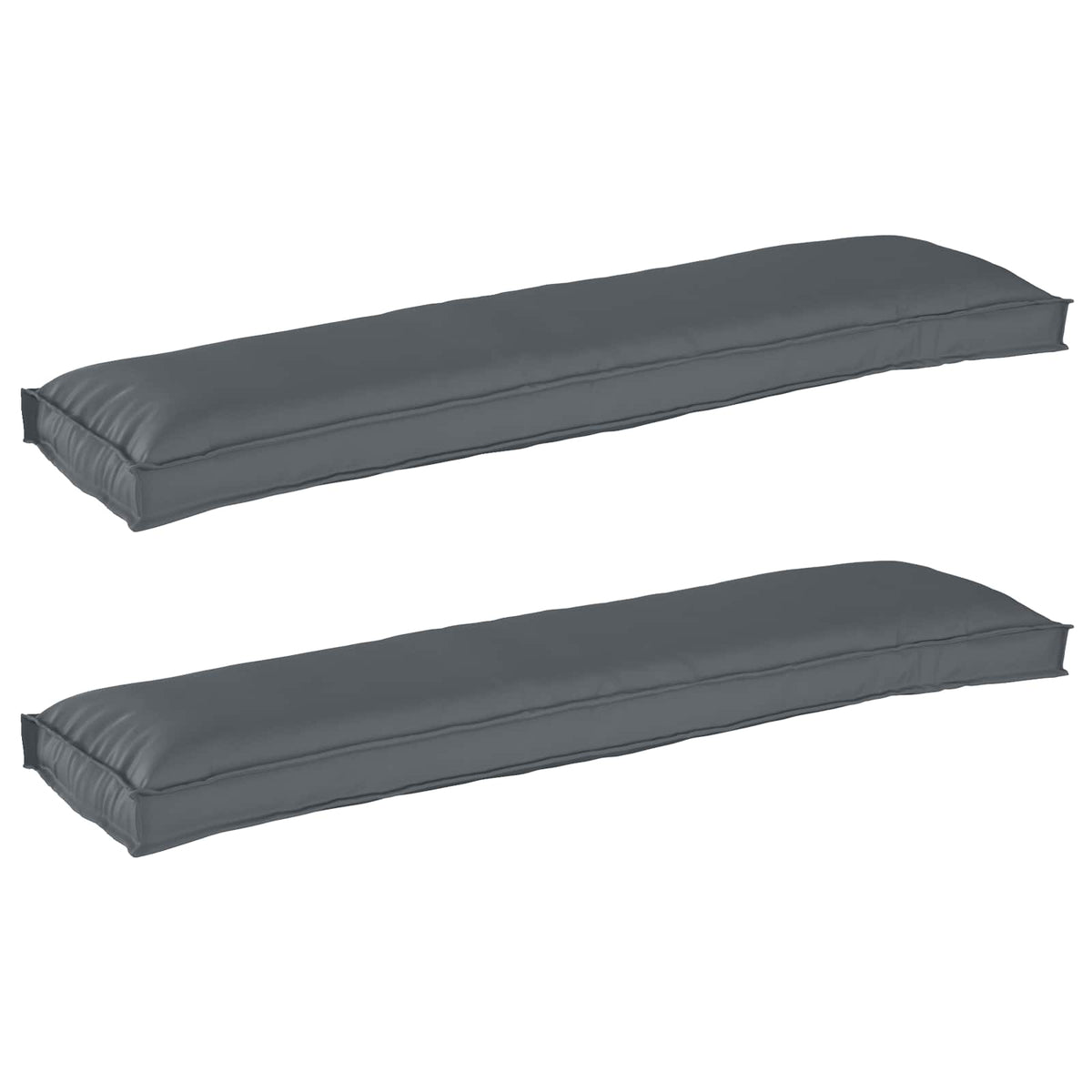 Palle Pudesæt 2 stk. Oxford Stof Antracit 150 x 40 x 8 cm