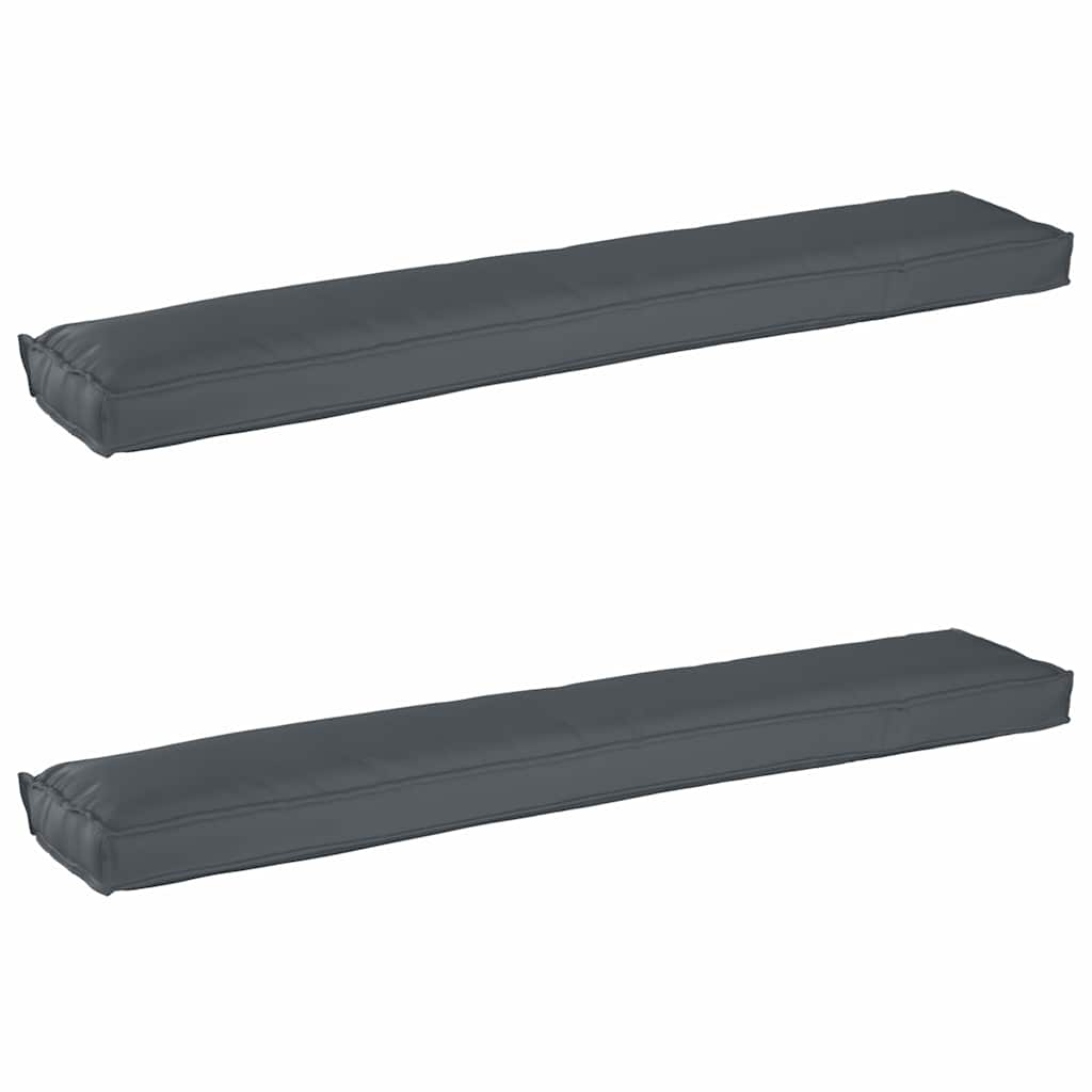 Palle Pudesæt 2 stk. Oxford Stof Antracit 200 x 40 x 8 cm