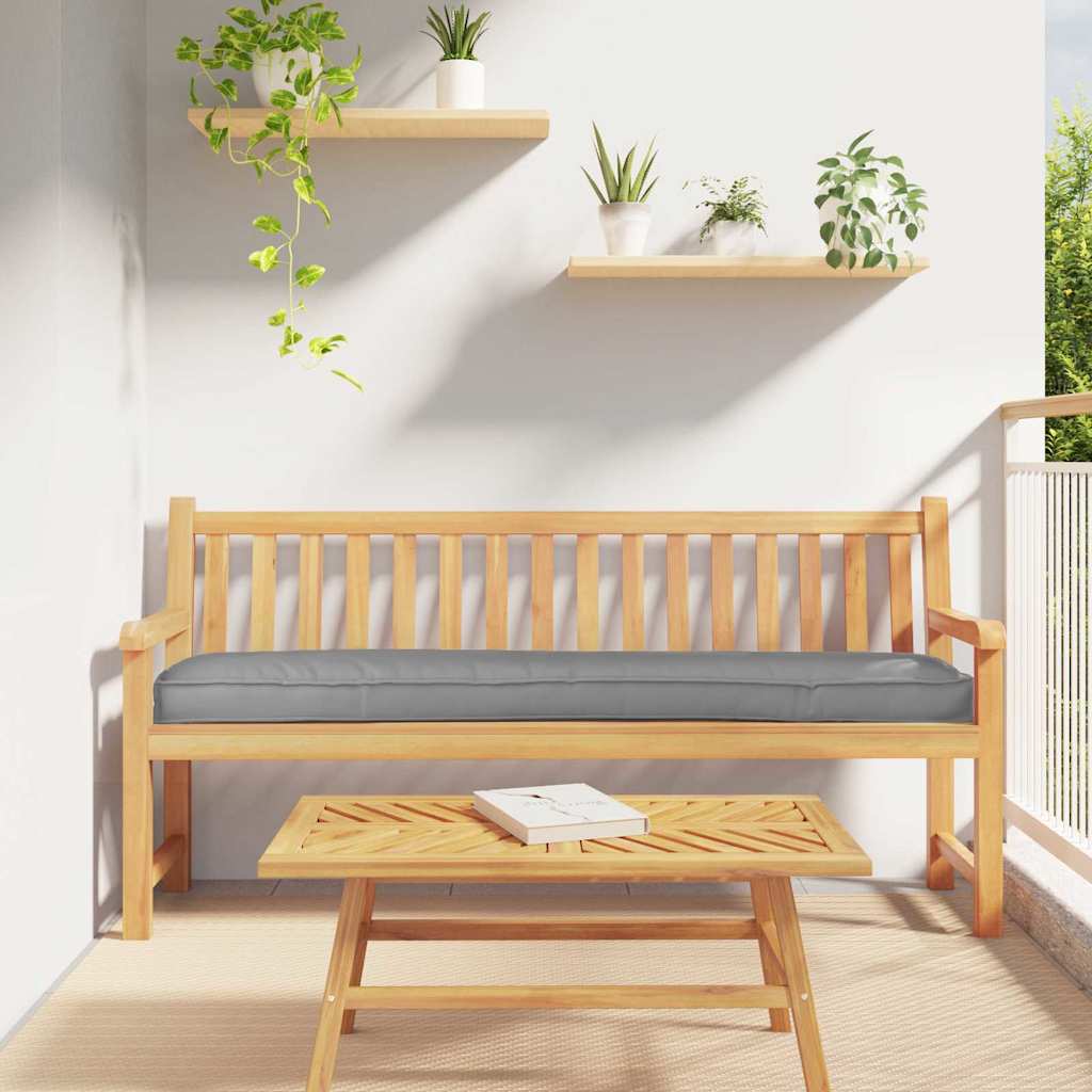 Palle Pudesæt 2 stk. Oxford Stof Grå 200 x 40 x 8 cm