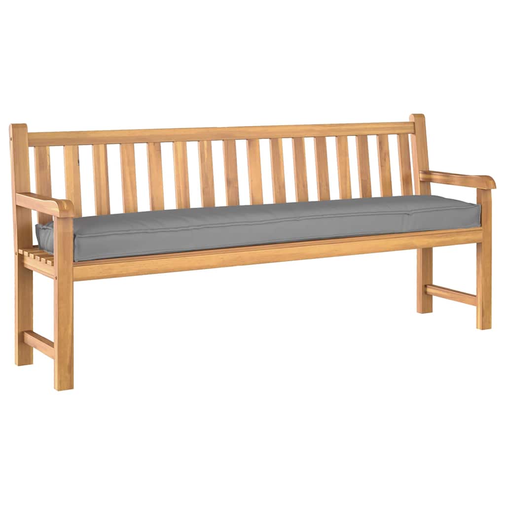 Palle Pudesæt 2 stk. Oxford Stof Grå 200 x 40 x 8 cm