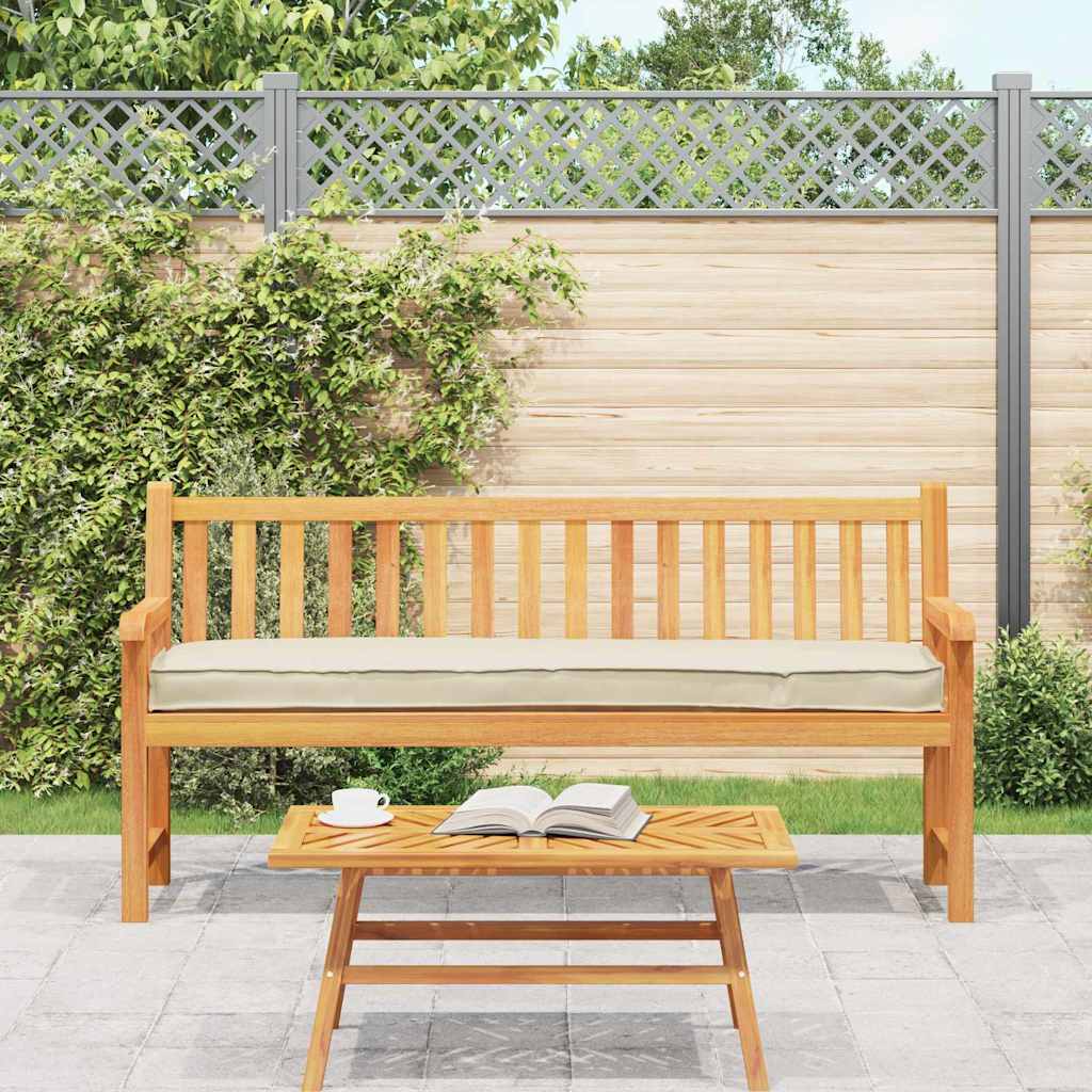 Palle Pudesæt 2 stk. Oxford Stof Cremefarvet 200 x 40 x 8 cm