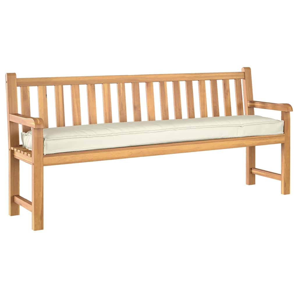 Palle Pudesæt 2 stk. Oxford Stof Cremefarvet 200 x 40 x 8 cm