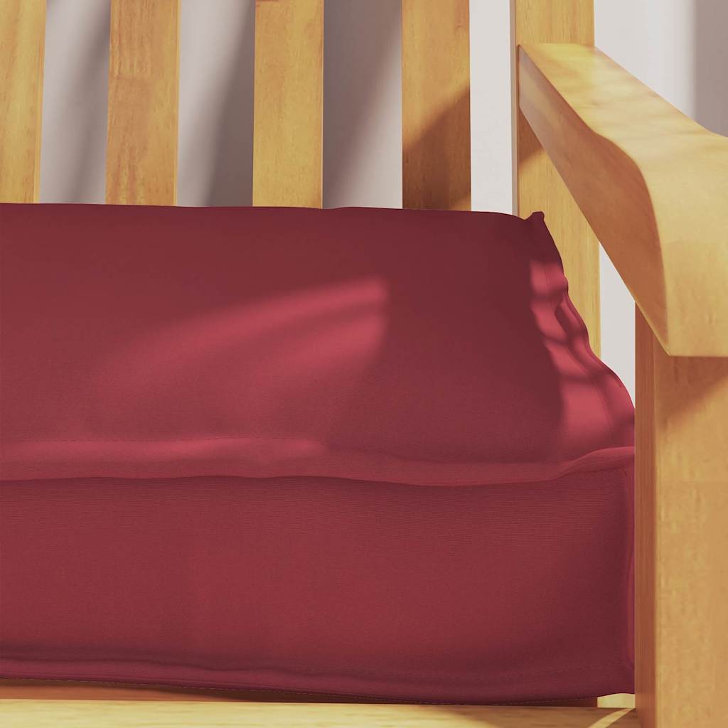 Palle Pudesæt 2 stk. Oxford Stof Vinrød 200 x 40 x 8 cm