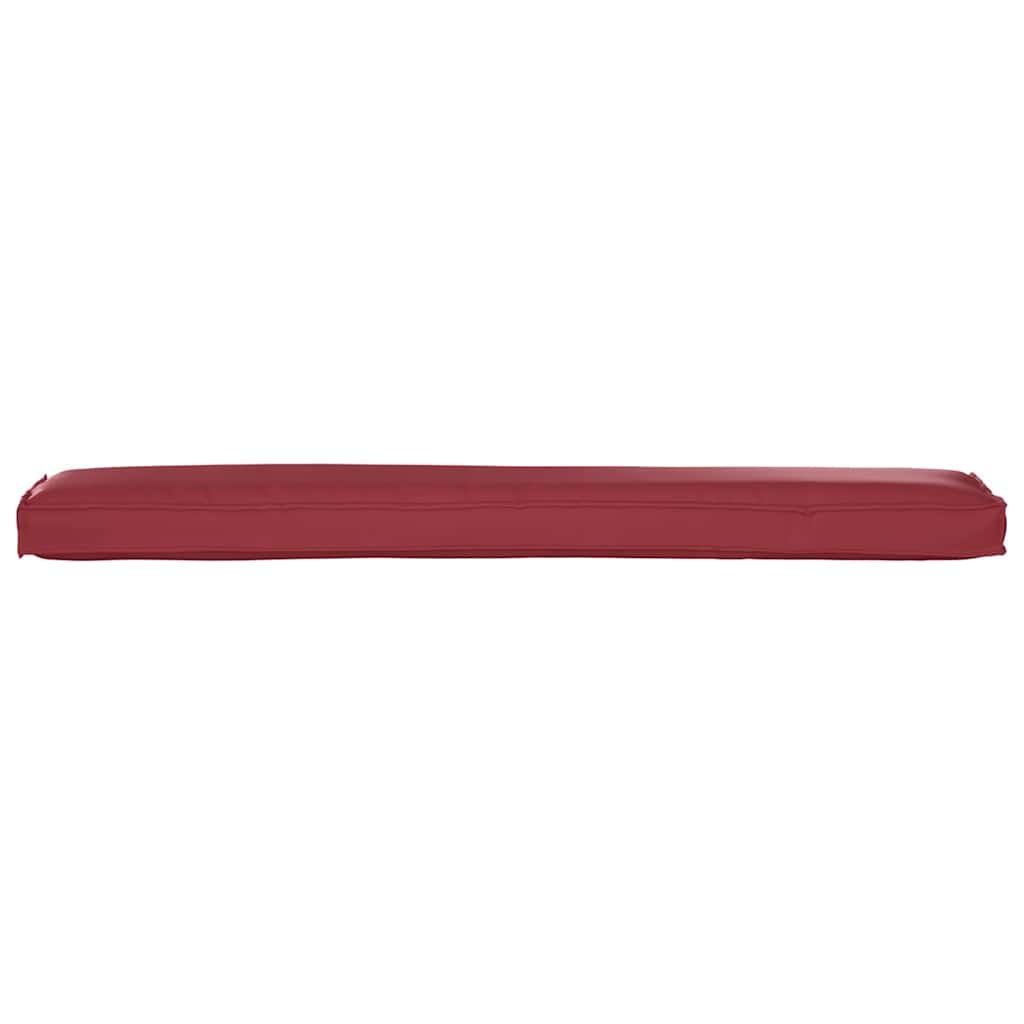 Palle Pudesæt 2 stk. Oxford Stof Vinrød 200 x 40 x 8 cm