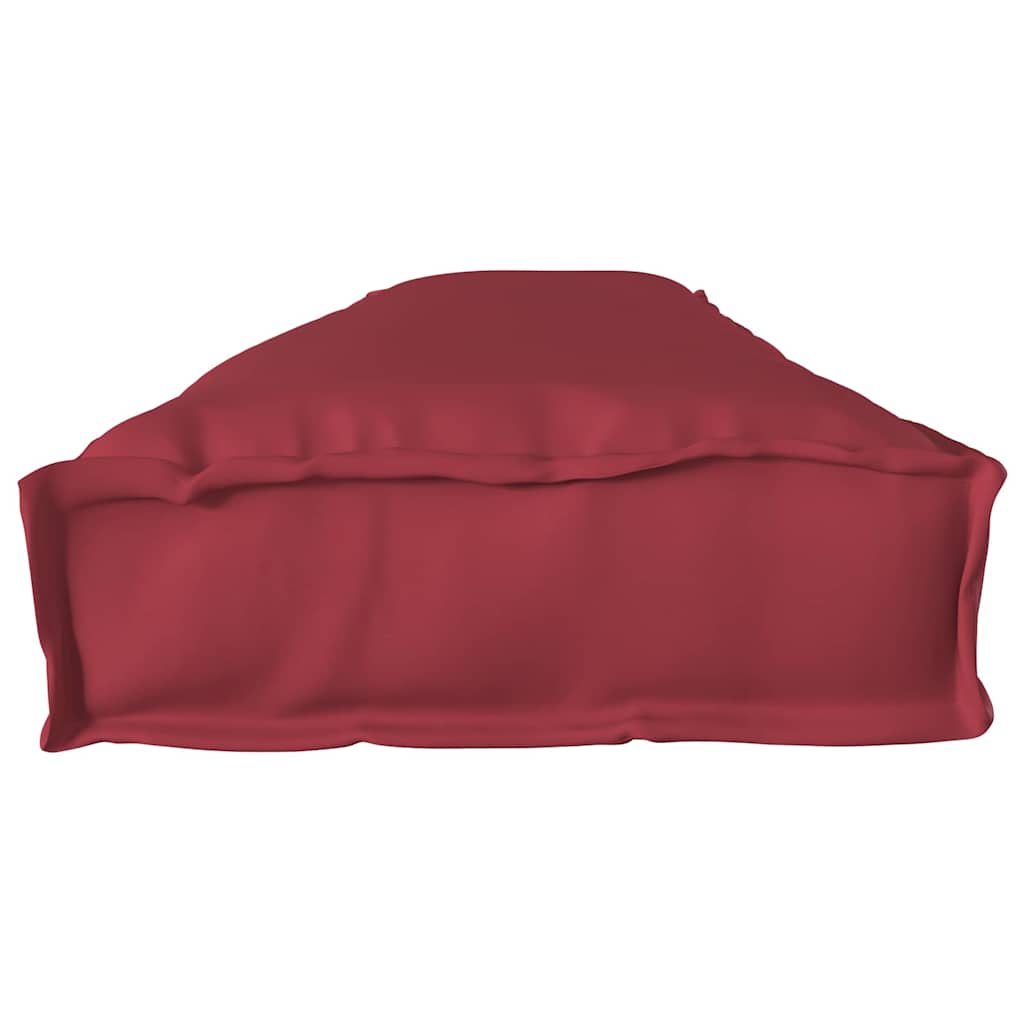 Palle Pudesæt 2 stk. Oxford Stof Vinrød 200 x 40 x 8 cm