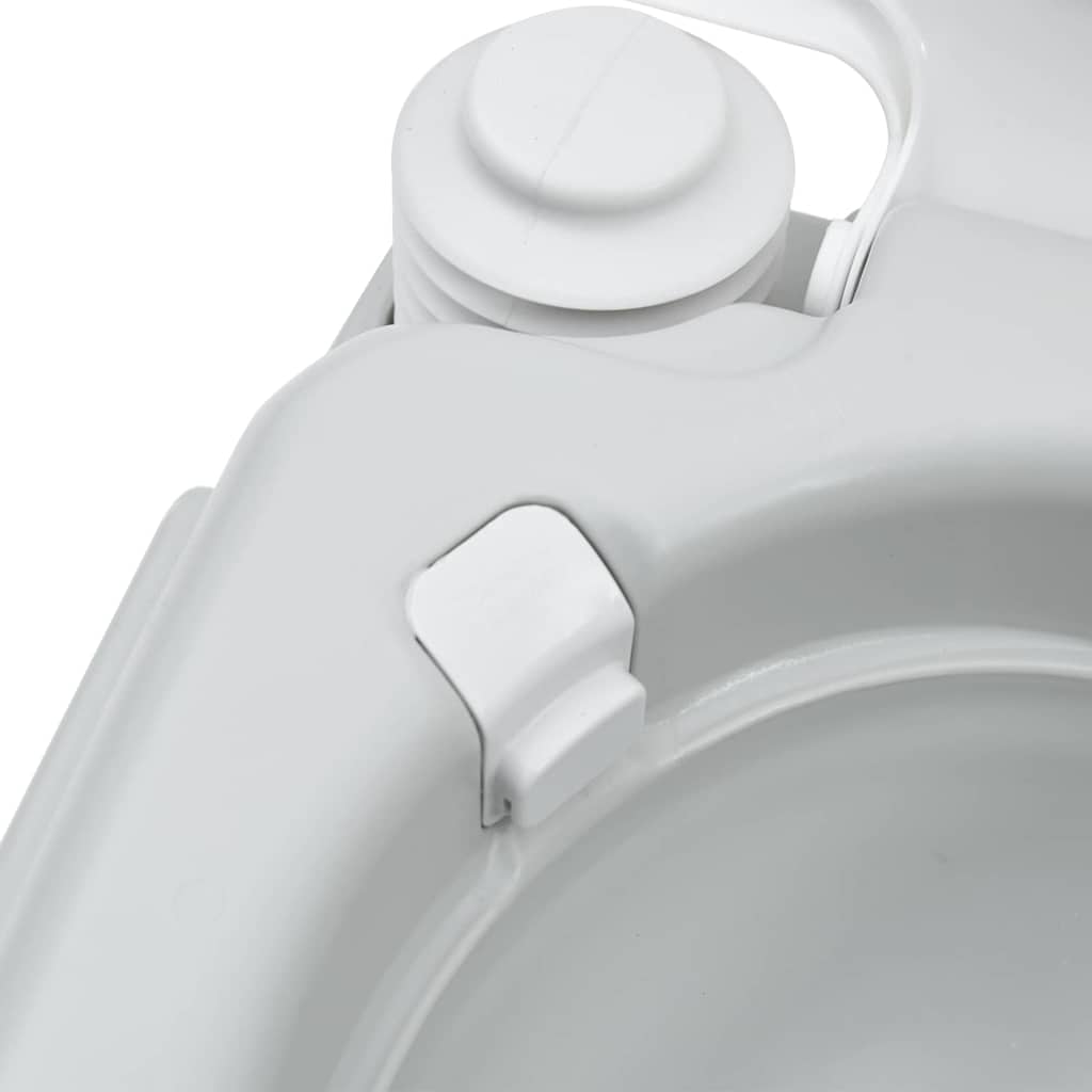 Camping toilet Grå og Hvid 41,5 x 36,5 x 30 cm Polyethylen