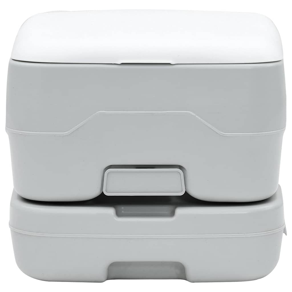 Camping toilet Grå og Hvid 41,5 x 36,5 x 30 cm Polyethylen