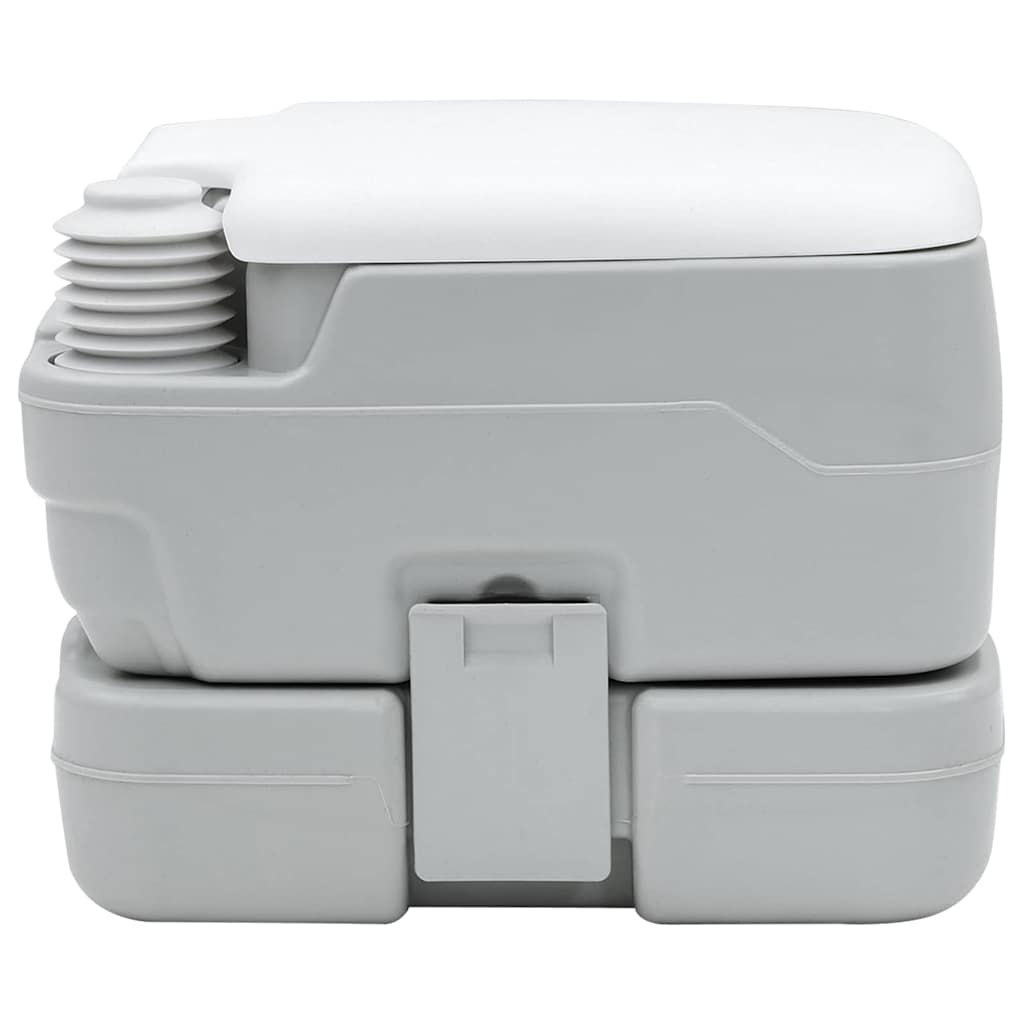Camping toilet Grå og Hvid 41,5 x 36,5 x 30 cm Polyethylen