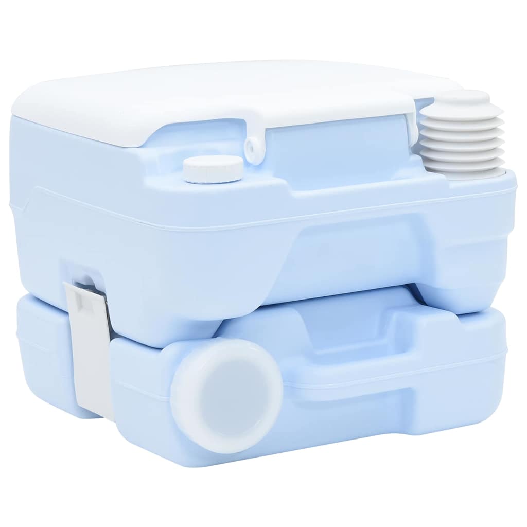Camping toilet Lyseblå og Hvid 41,5 x 36,5 x 30 cm Polyethylen