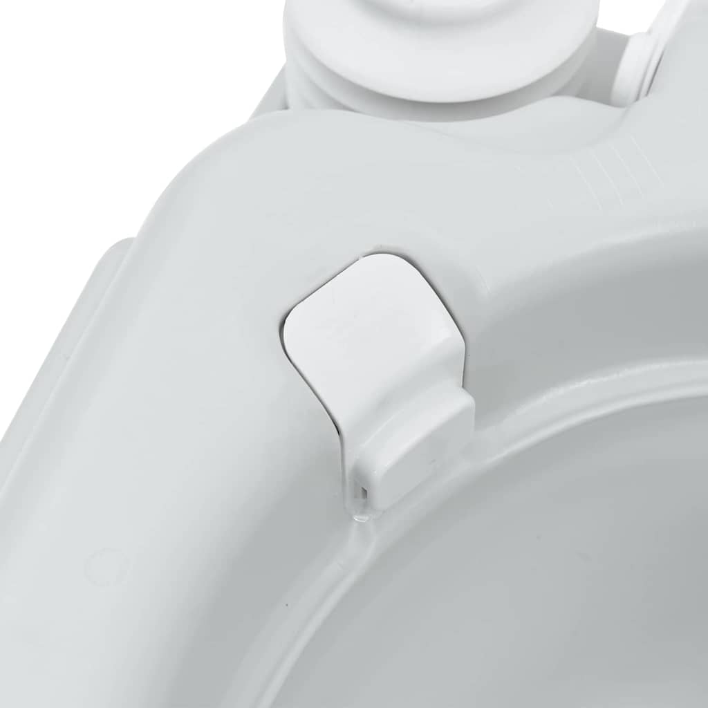 Camping toilet Grå og Hvid 41,5 x 36,5 x 42 cm Polyethylen