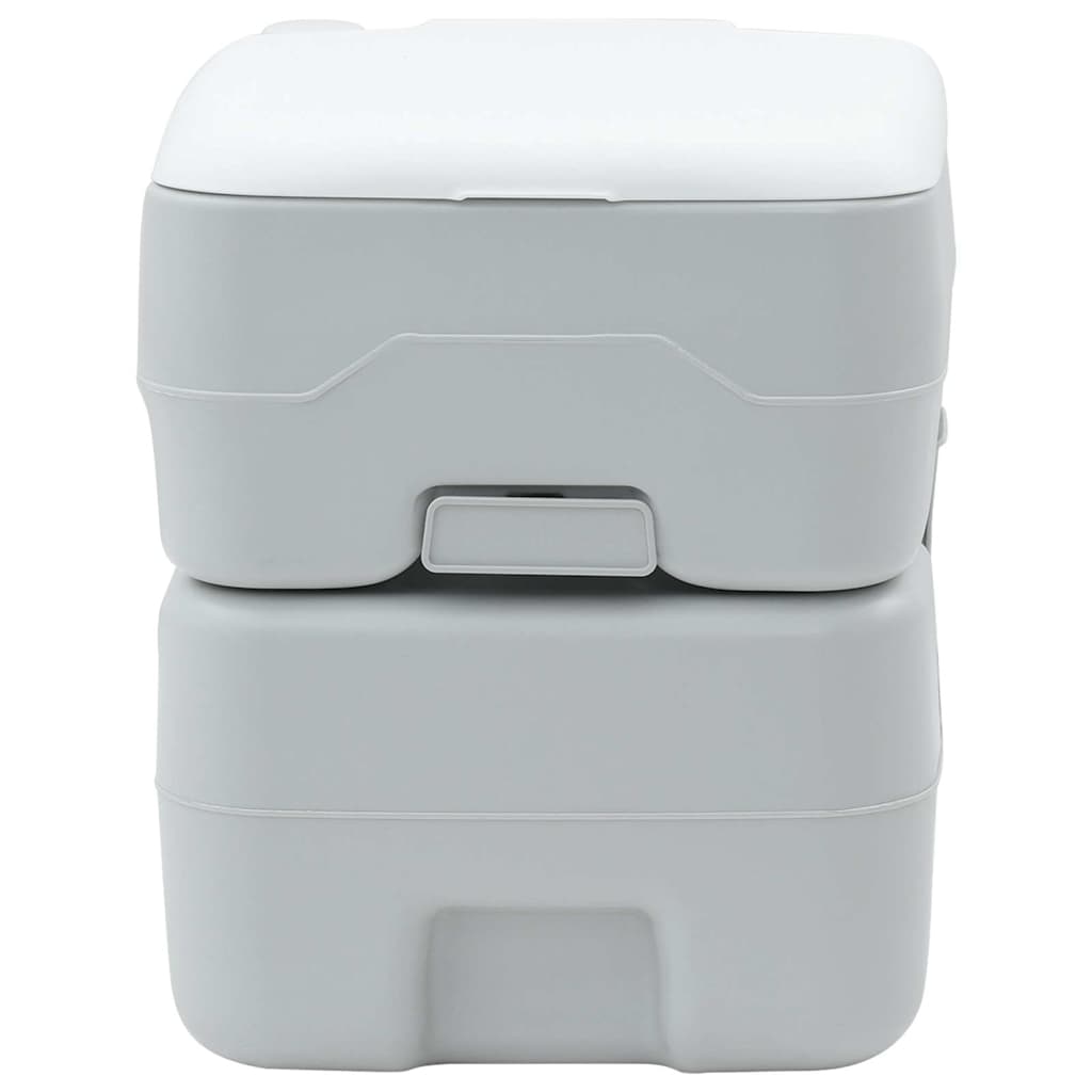 Camping toilet Grå og Hvid 41,5 x 36,5 x 42 cm Polyethylen