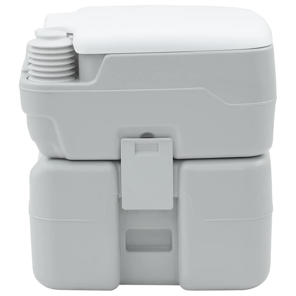Camping toilet Grå og Hvid 41,5 x 36,5 x 42 cm Polyethylen