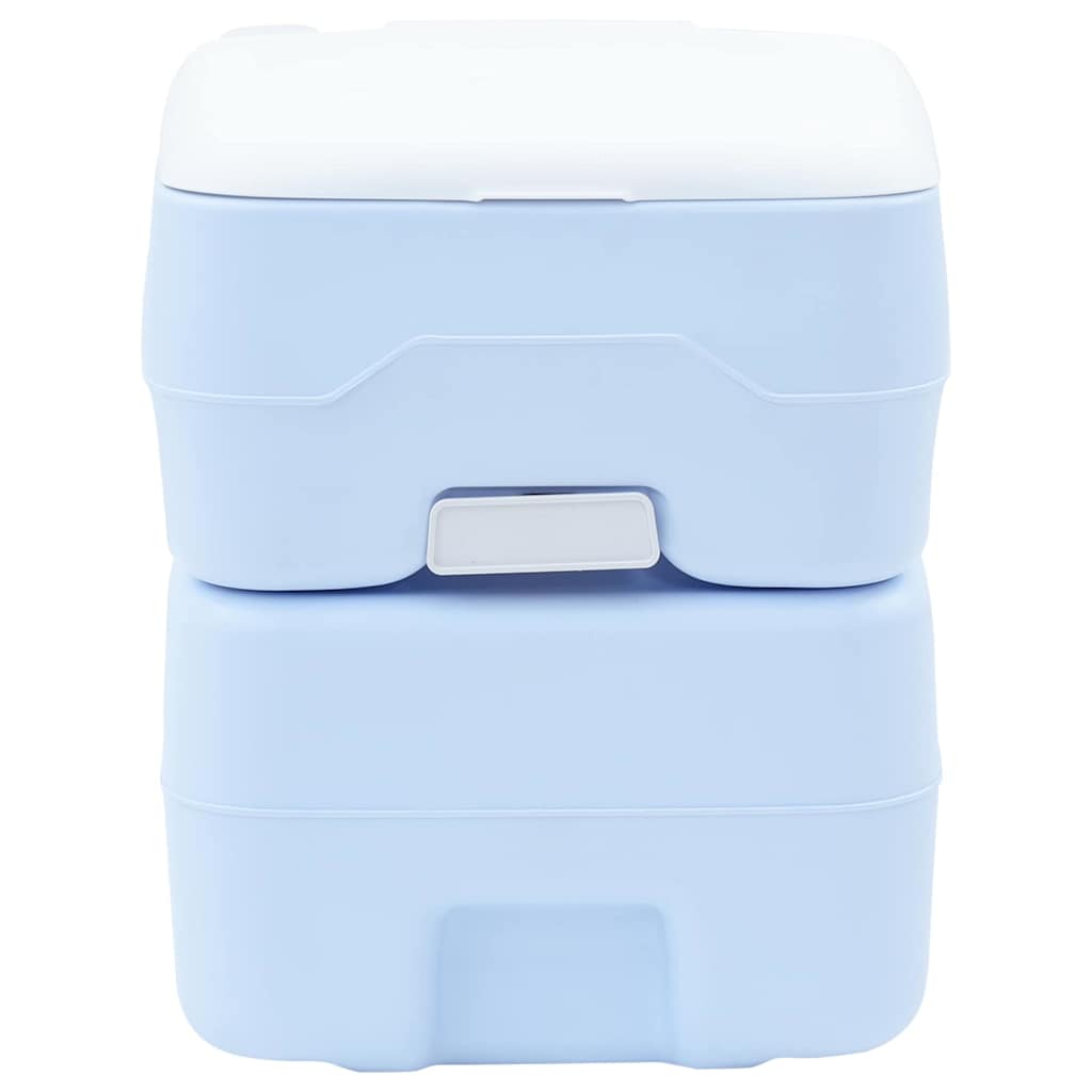 Camping toilet Lyseblå og Hvid 41,5 x 36,5 x 42 cm Polyethylen