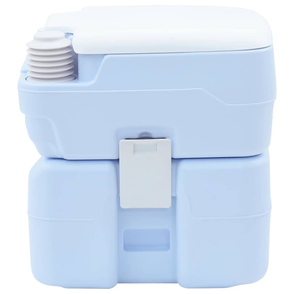 Camping toilet Lyseblå og Hvid 41,5 x 36,5 x 42 cm Polyethylen