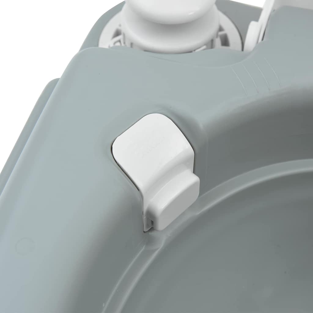 Camping toilet Grå 41,5 x 36,5 x 42 cm Høj-densitet Polyethylen